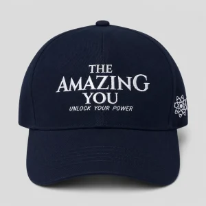 Topi custom dengan bordir logo depan dan samping hasil produksi Rafsakaos